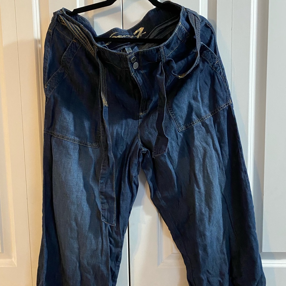 Seven7 wide leg pant crop NWT